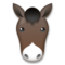 Horse Face emoji on LG